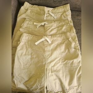 Set of 4 Pull on bermuda shorts for Girls Wonder Nation size 10/12